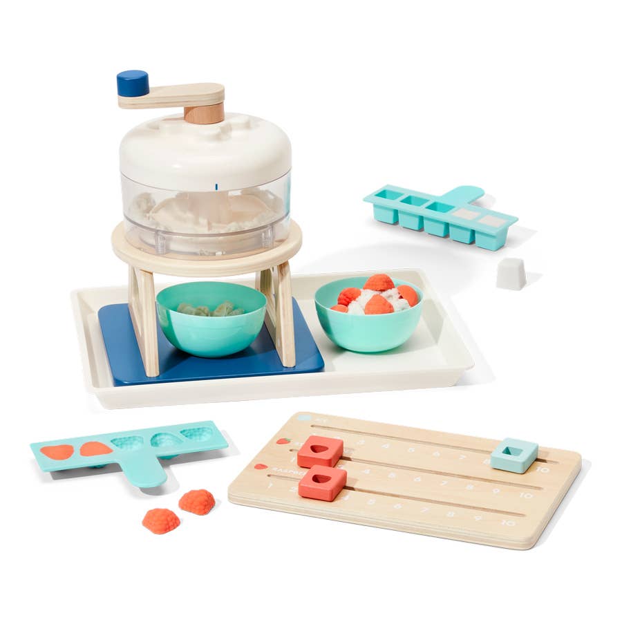 KiwiCo Sensory Sand Shaved Ice Maker pretend play set