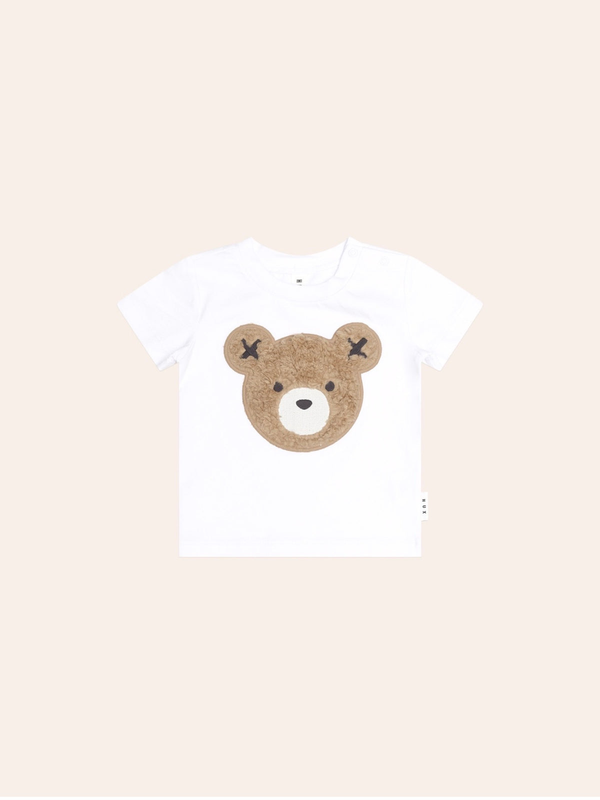 Furry Huxbear Tee – White – Huxbaby