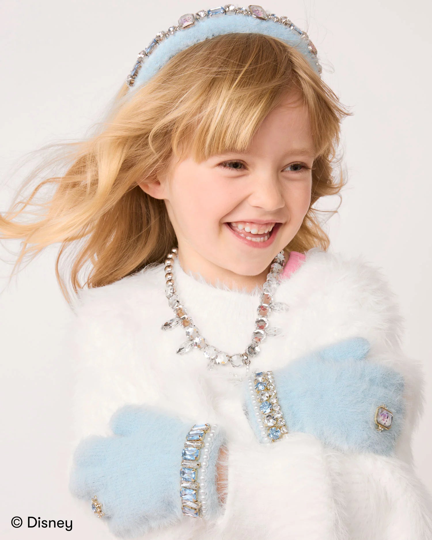 Disney Frozen Elsa Winter Jeweled Gloves – Super Smalls (image 3)