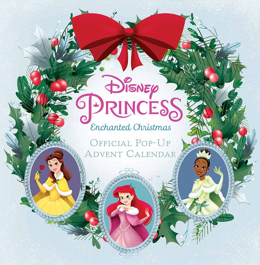 Insight Editions Disney Princess Enchanted Christmas pop-up advent calendar with Christmas tree and ornaments