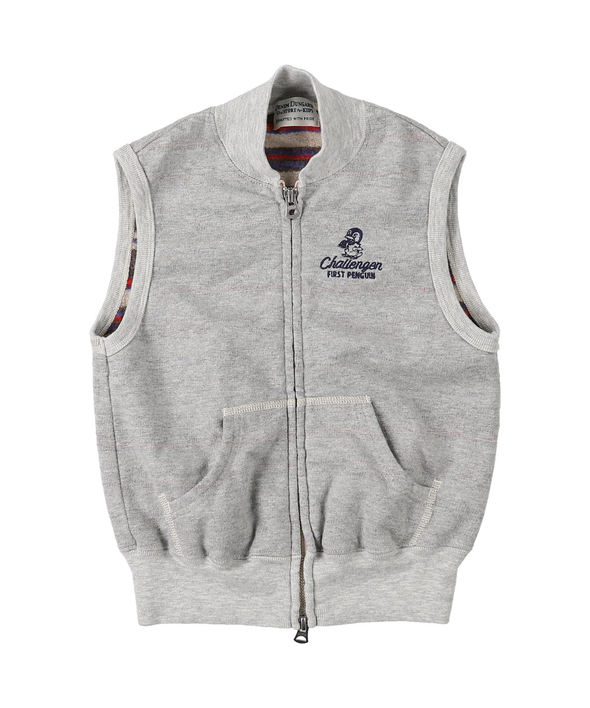 Inlay Striped PENNIE Vest – DENIM DUNGAREE