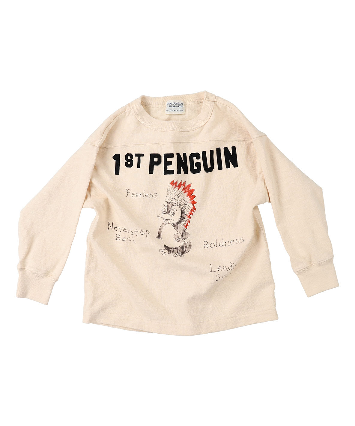 Cotton Jersey 1ST PENGUIN L/S Tee – DENIM DUNGAREE