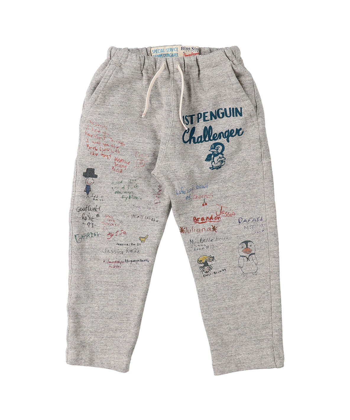 Loopback PENNIE Scribble Pants – DENIM DUNGAREE