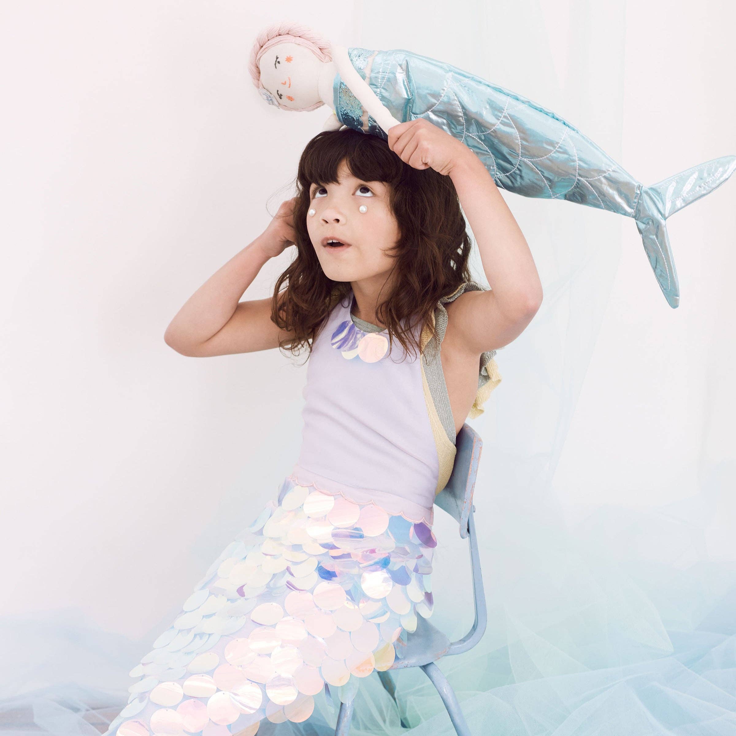 Mermaid Wrap Costume detail