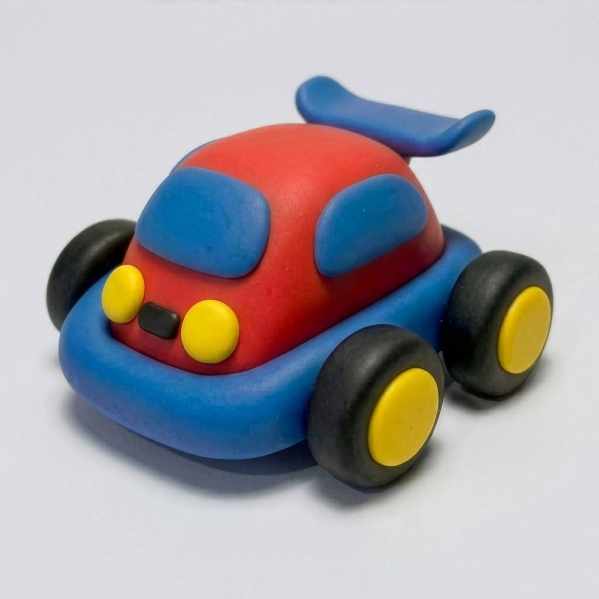OOLY Creatibles Mini Air Dry Clay Car Kit in Zoomie Racecar, air dry clay pull-back racecar kit – image 2 of 7