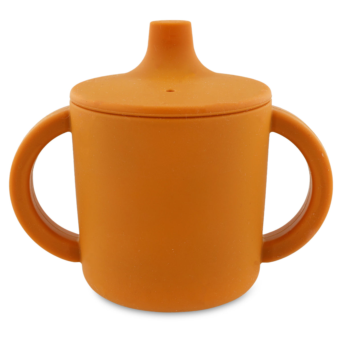 Trixie Silicone Sippy Cup - Mr. Fox open