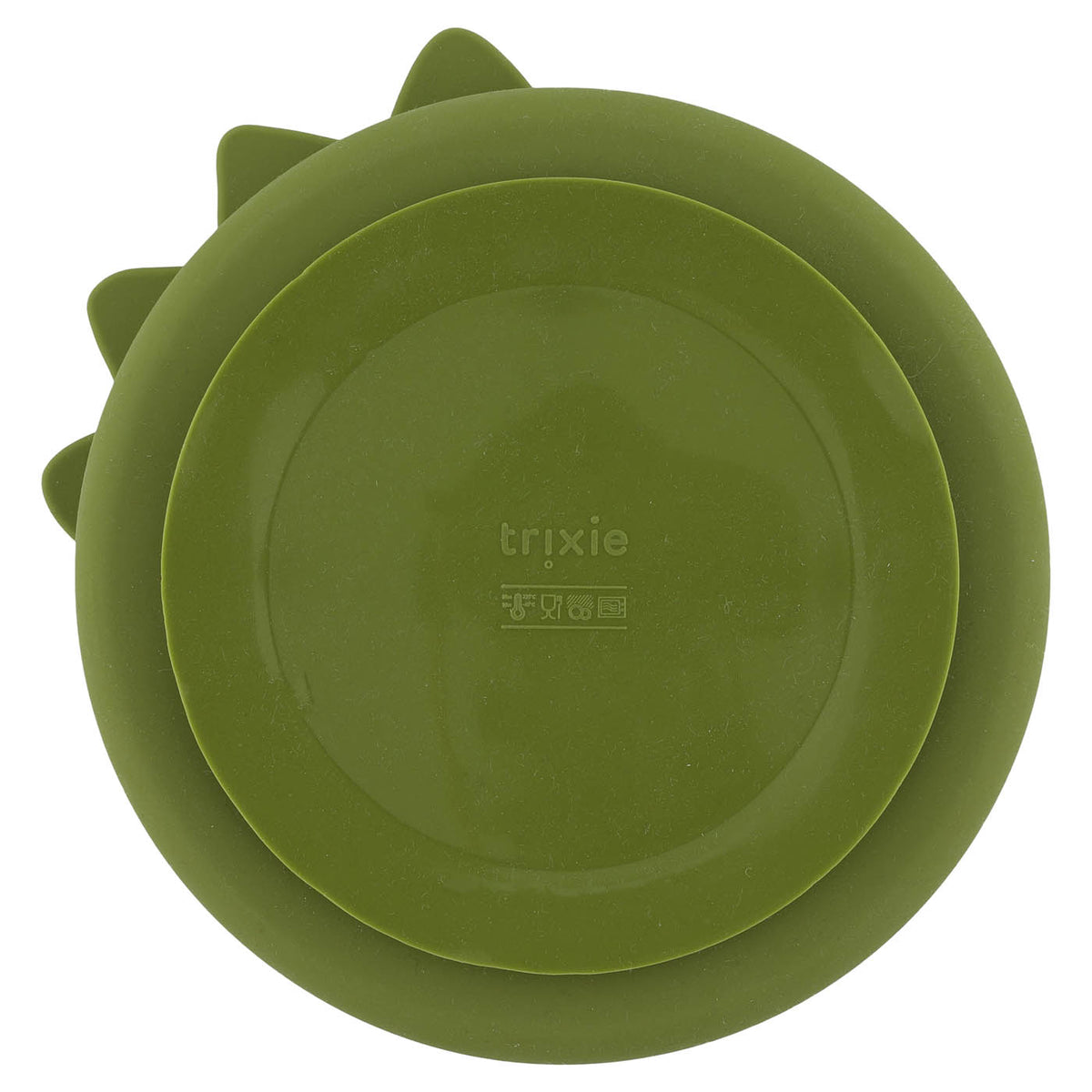 Trixie Silicone Divided Suction Plate - Mr. Dino angle