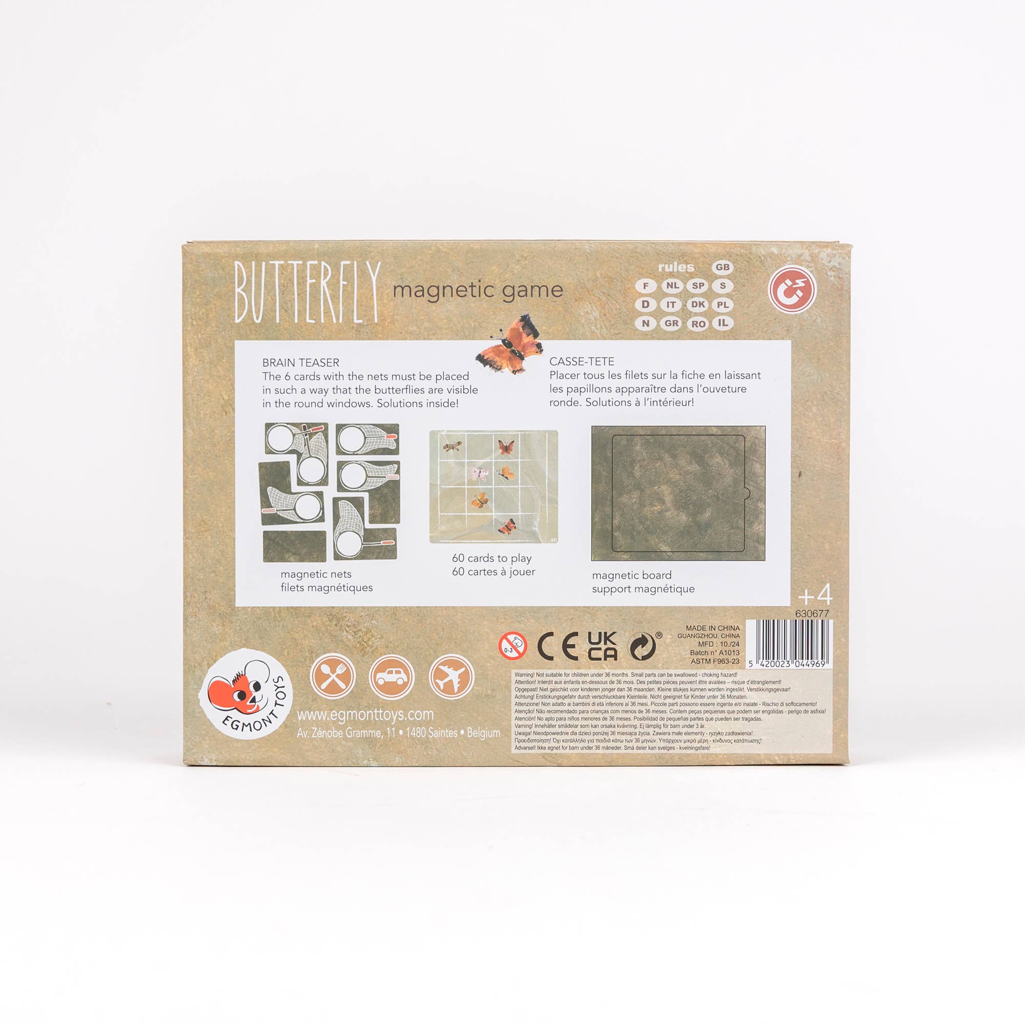 Magnetic Activity Game Butterfly – Egmont, view 2