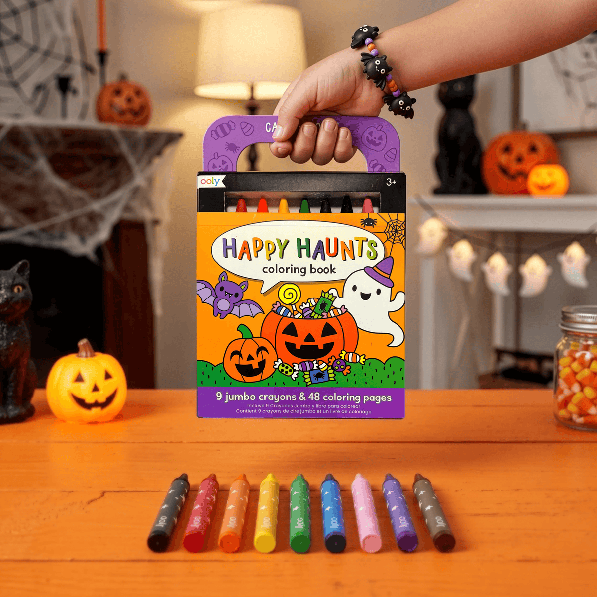 Carry-Along Coloring Book Set – Happy Haunts – Ooly