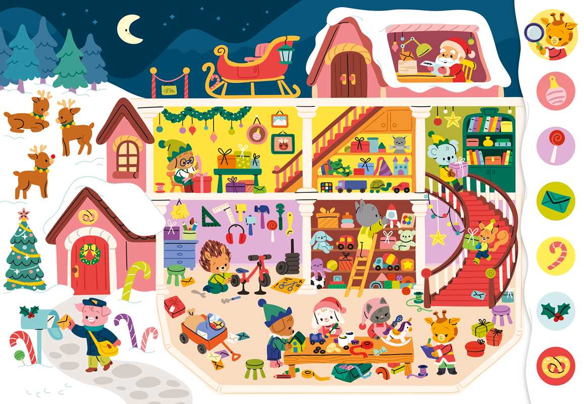 Search & Find Christmas big board book, White Star, image 7 of 9