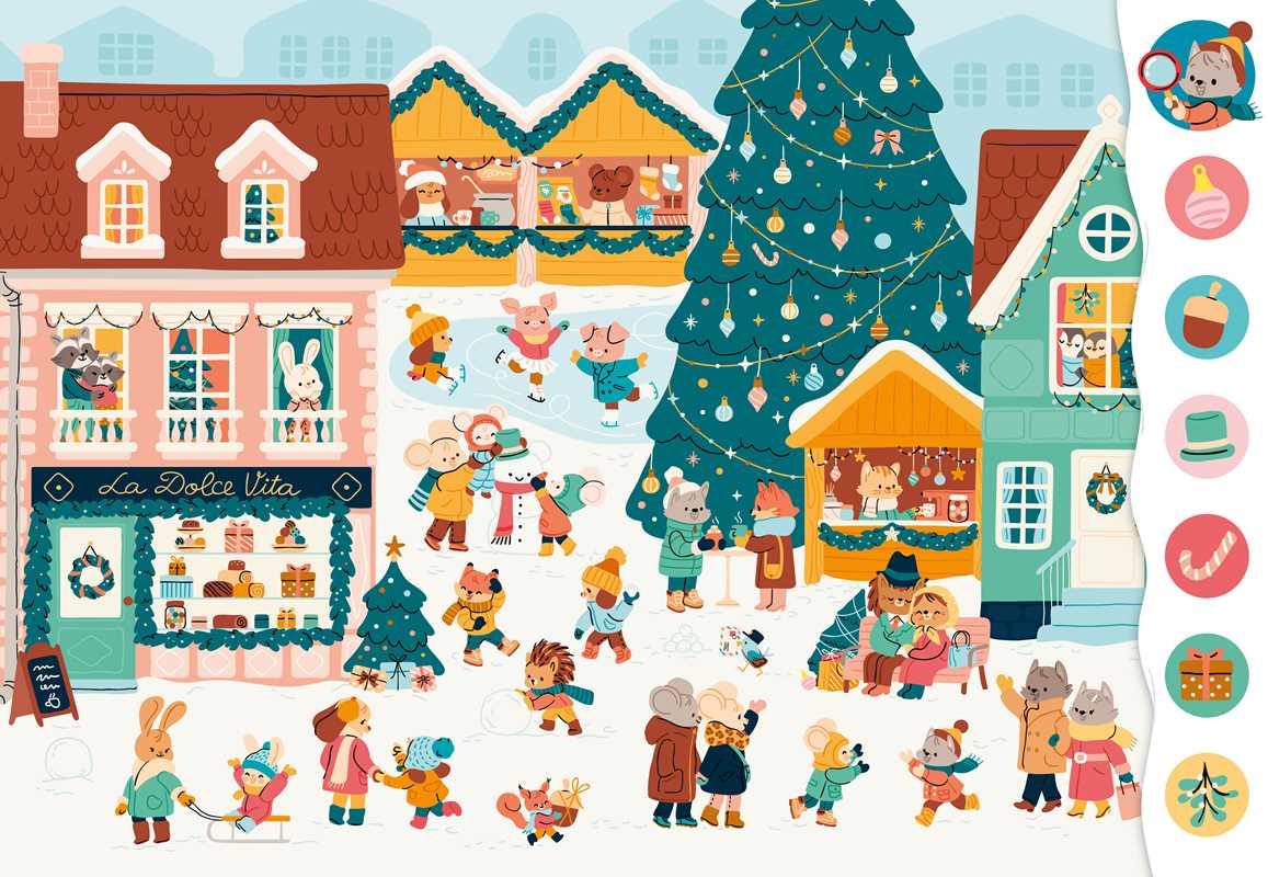 Search & Find Christmas big board book, White Star, image 2 of 9