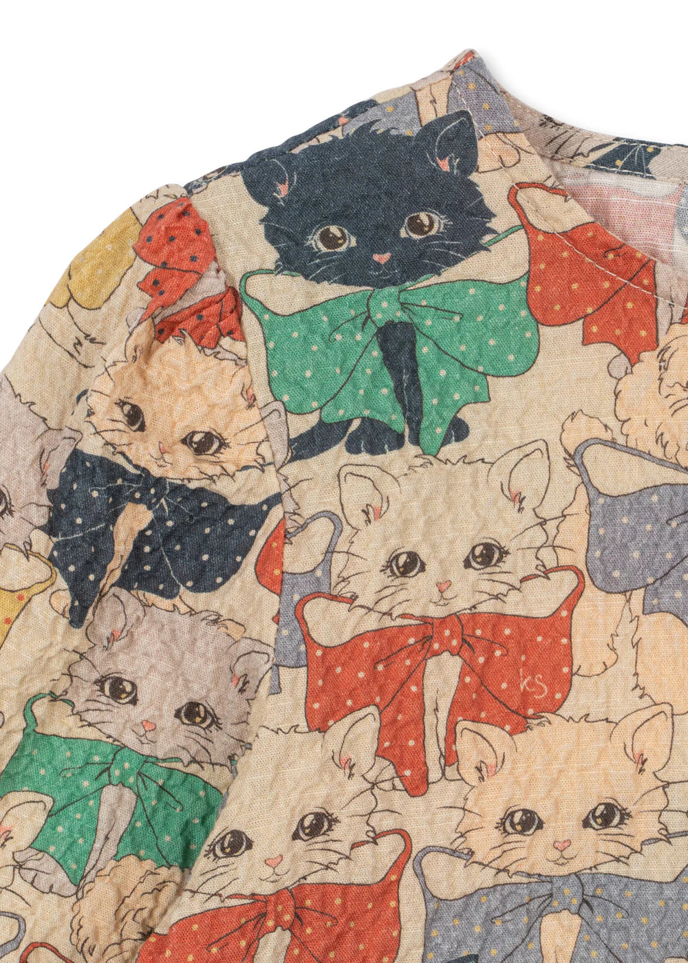 Konges Sløjd Elin LS Blouse Like Cats and Dogs worn