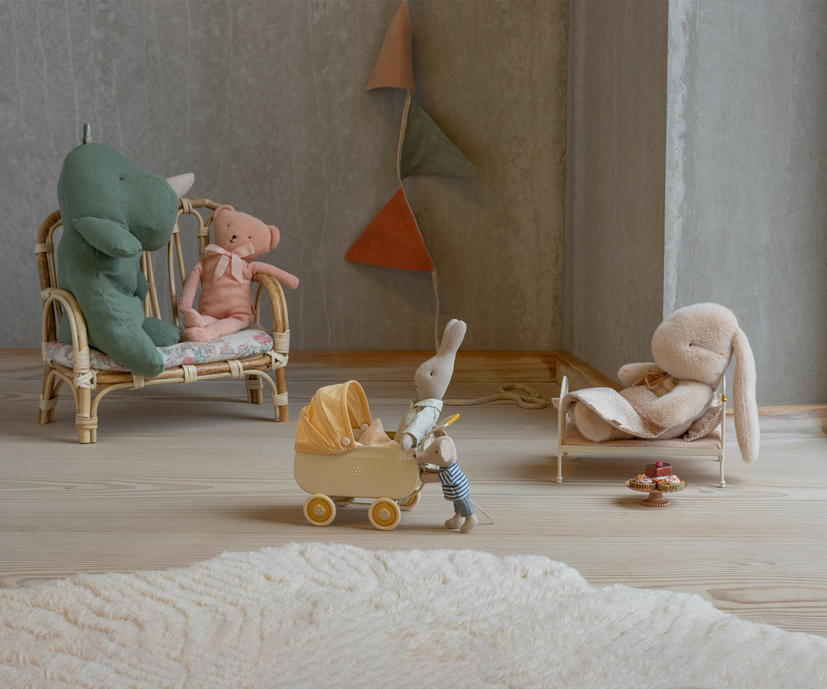 Bunny Plush, Small - Latte scene