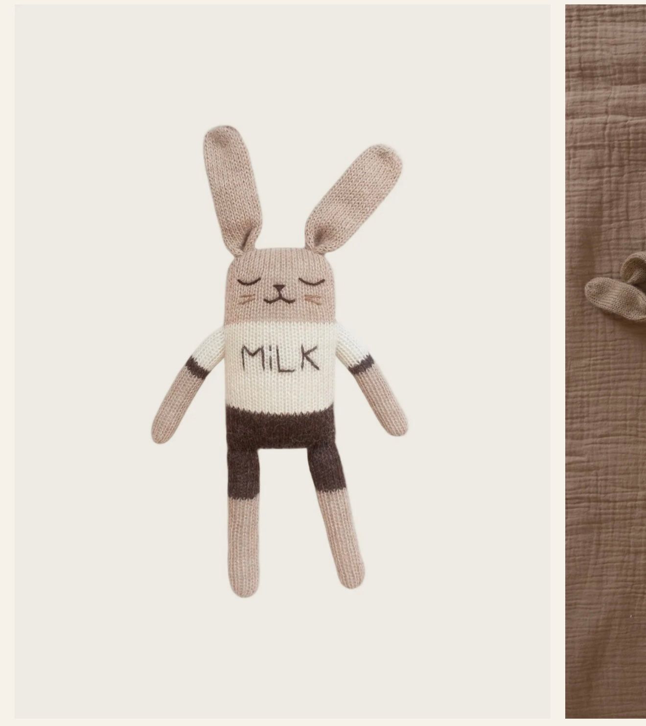 BUNNY SOFT TOY - MILK