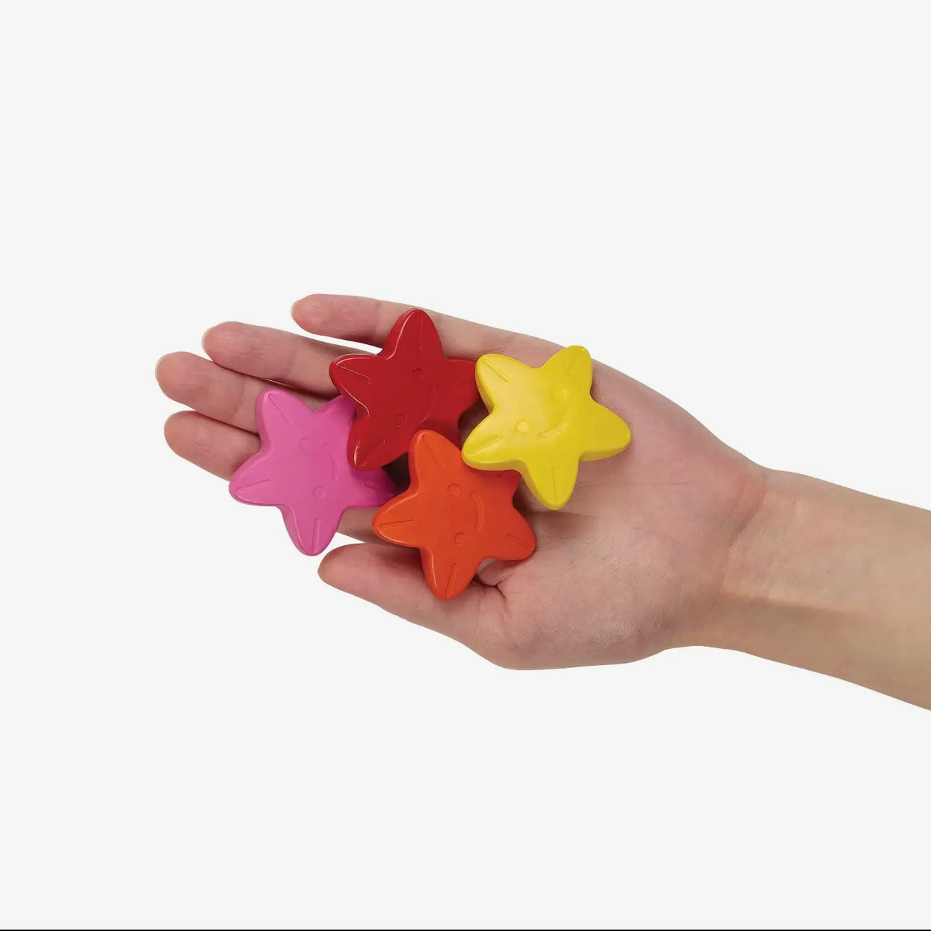 OOLY Stars of the Sea Crayons | 6-Color Starfish Shaped Art Set | Toddler-Safe & Ergonomic Design