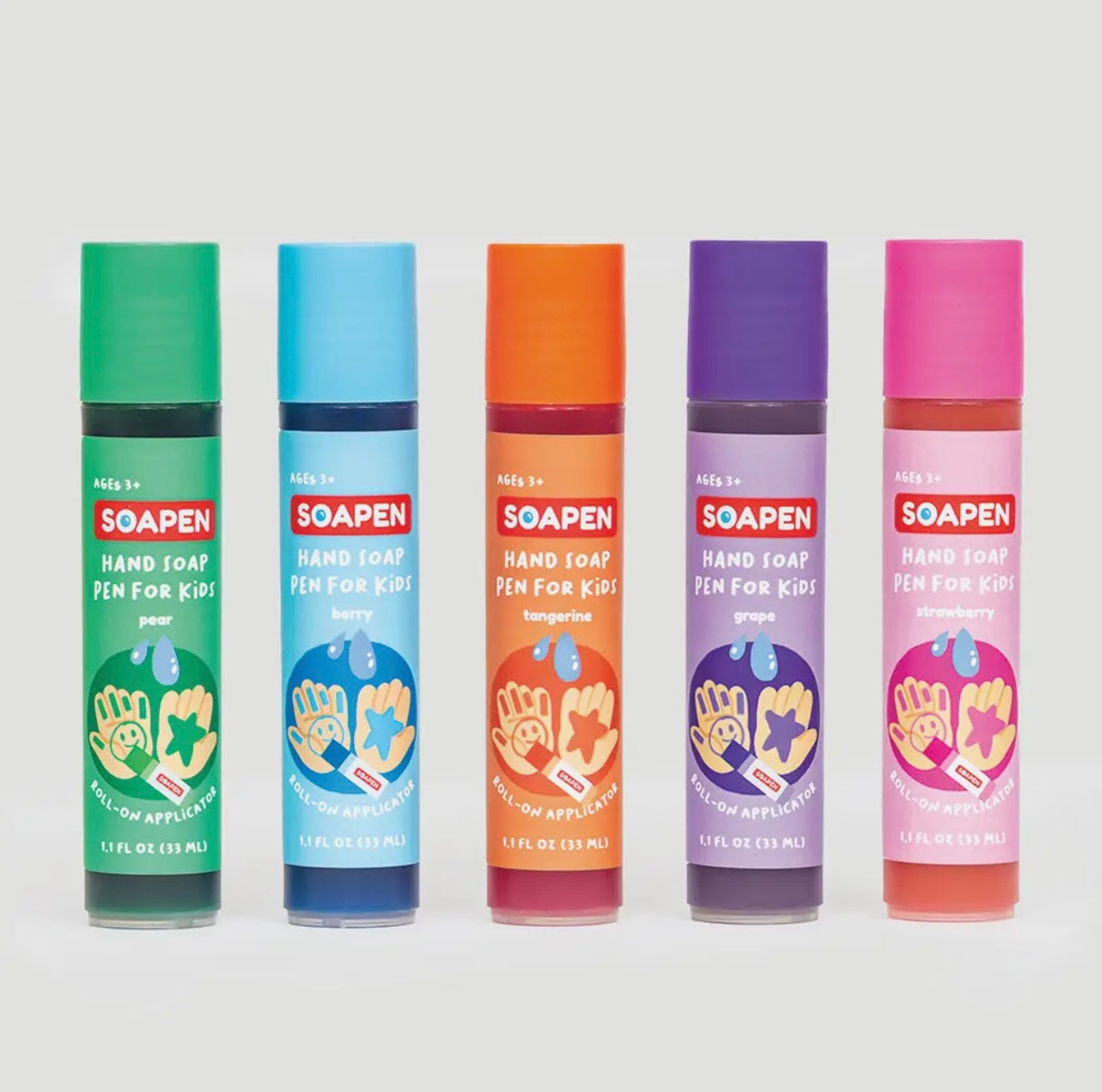 Soapen Pack of 5 - Hand Soap Pen For Kids
