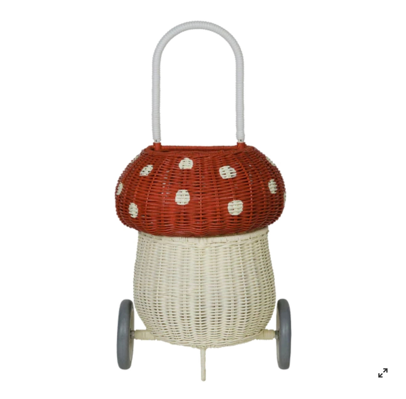 Rattan Mushroom Luggy – OlliElla