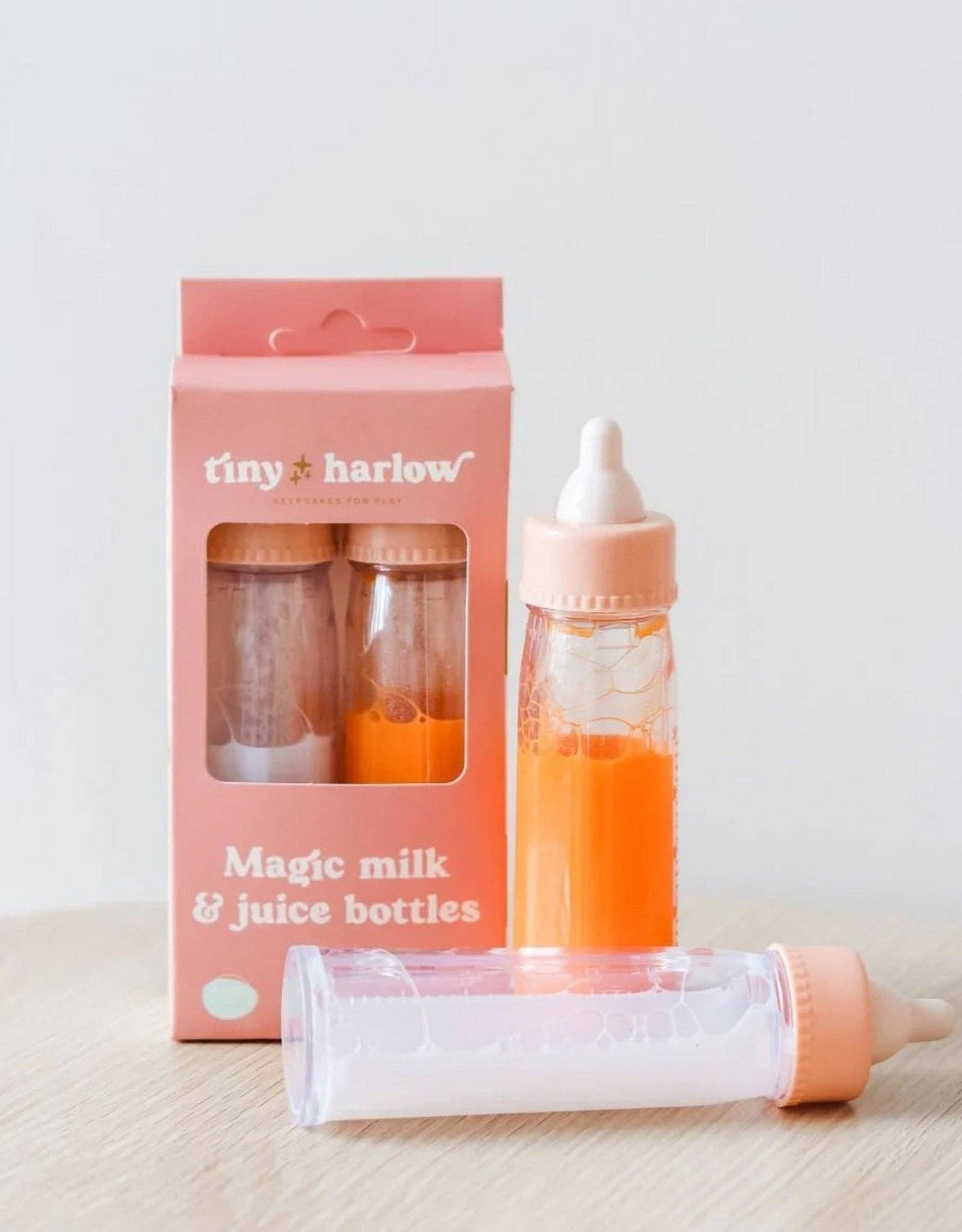 Tiny Harlow Bottled Milk and Juice Set for Doll - littlewild kids