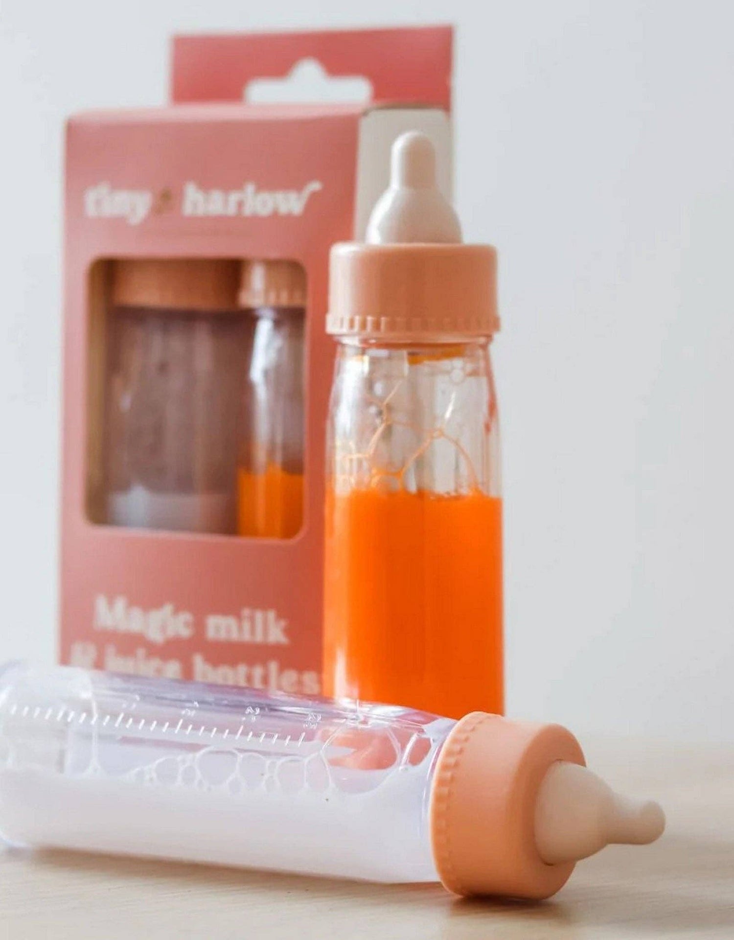 Tiny Harlow Bottled Milk and Juice Set for Doll - littlewild kids