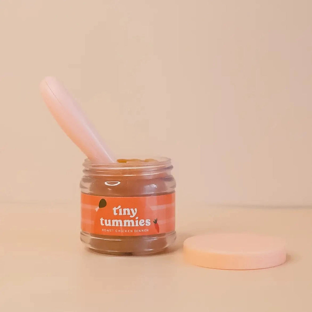 Tiny Harlow Tiny Tummies Roast Chicken Food Jar and Spoon Set - littlewild kids