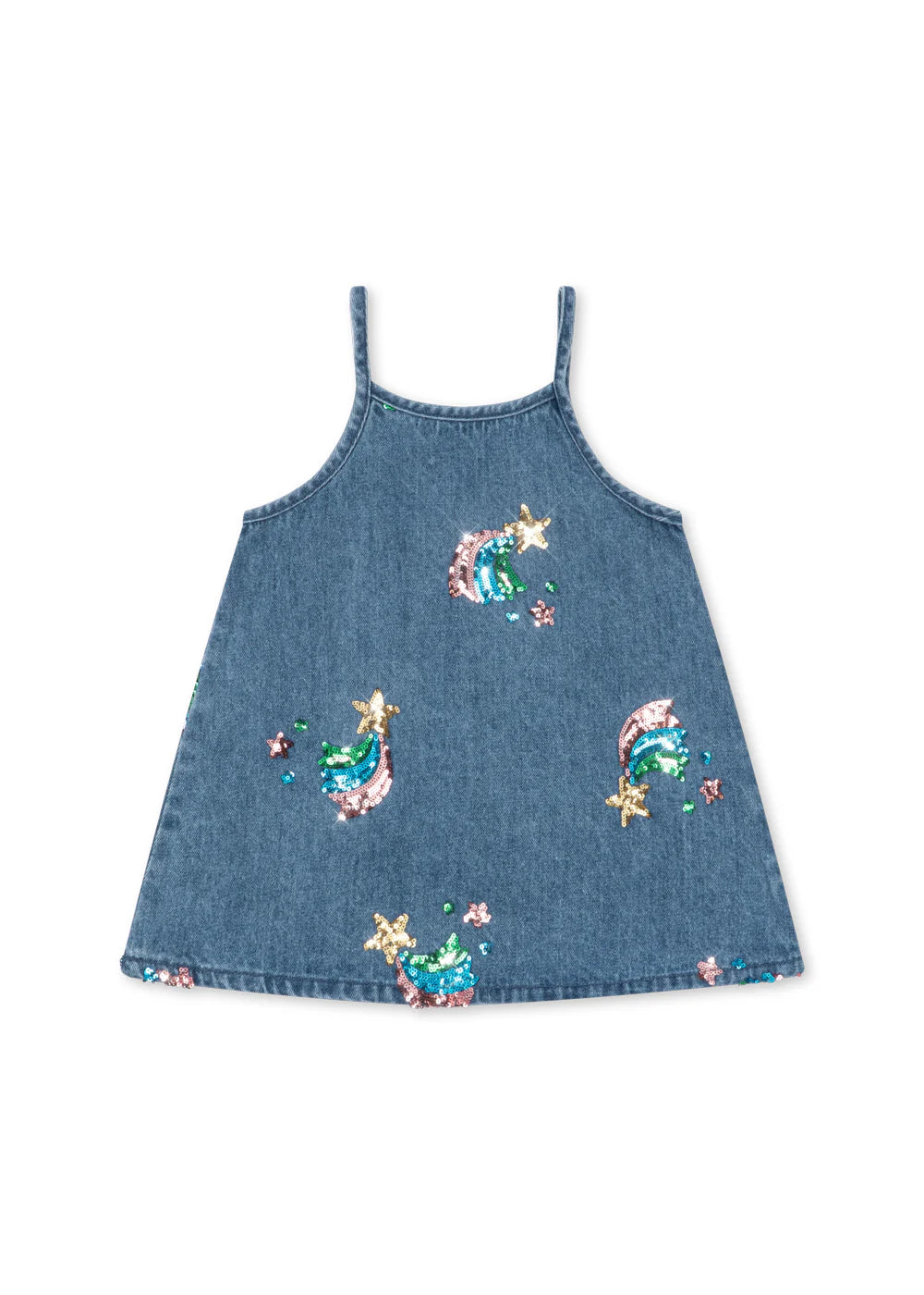 Konges Sløjd Magot Sequin Strap Dress Rainbow Star