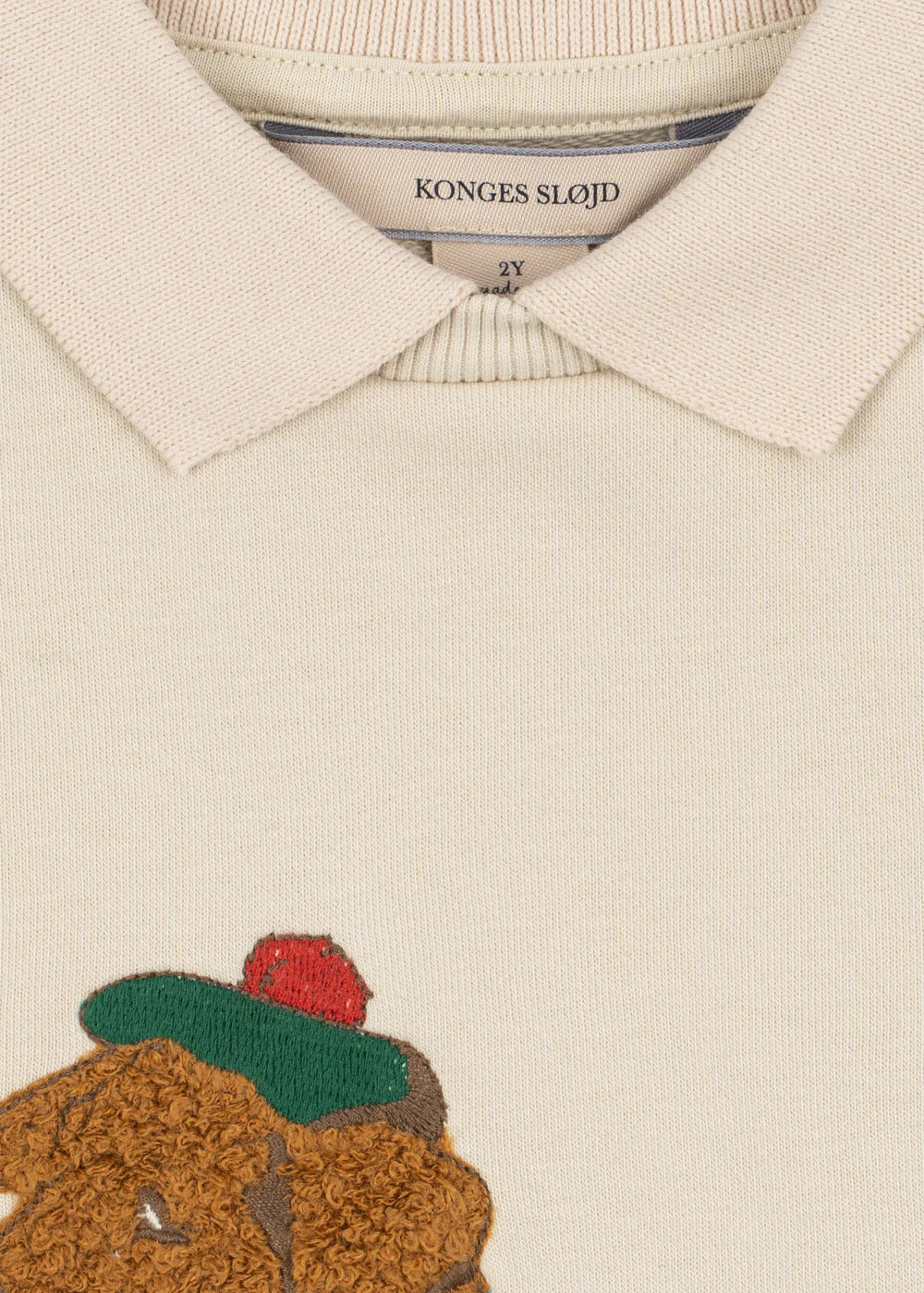 Konges Sløjd Spotty Sweat Shirt Brown Rice back