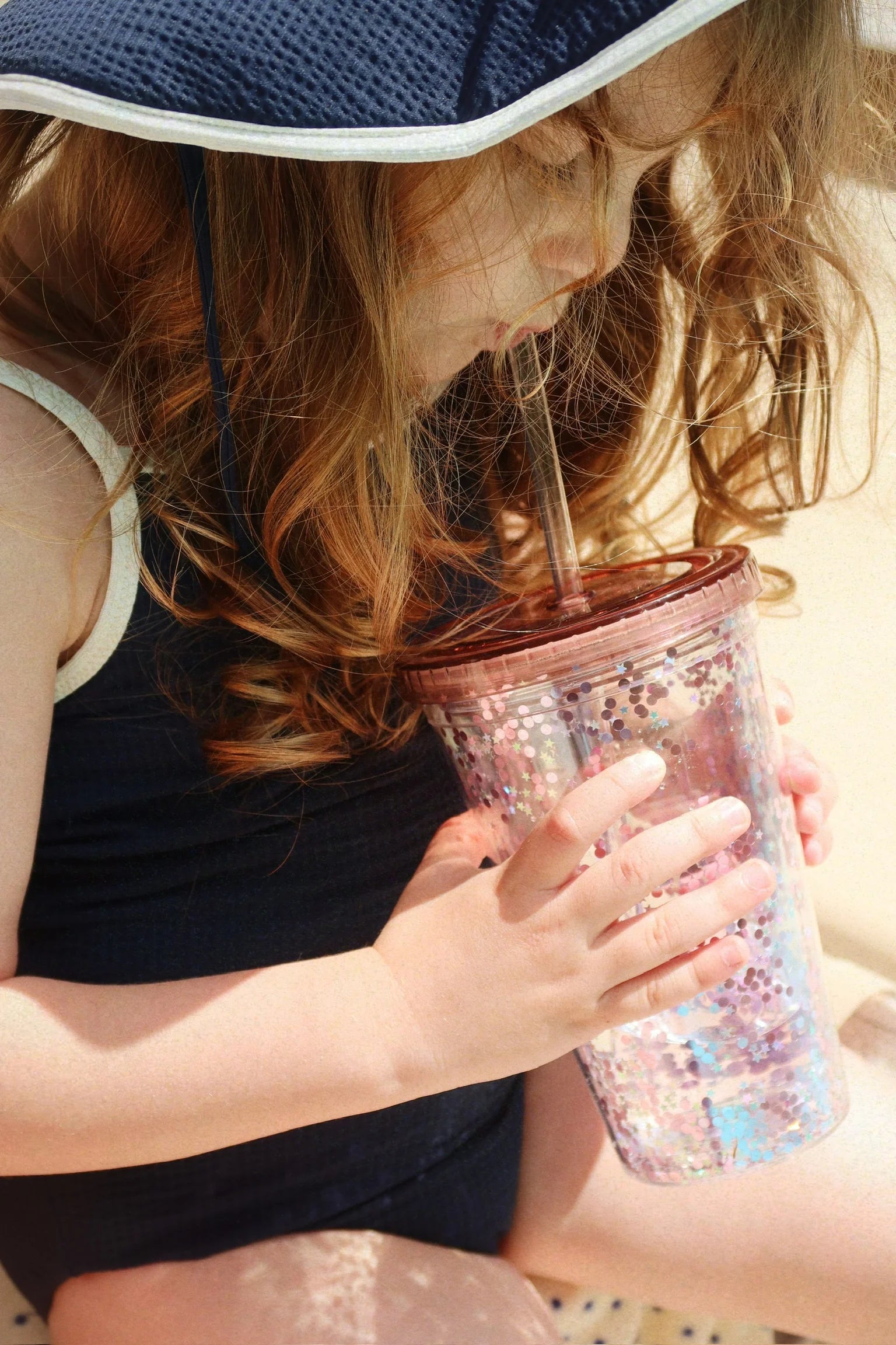 Konges Sløjd Bowie swimsuit for girls at the pool