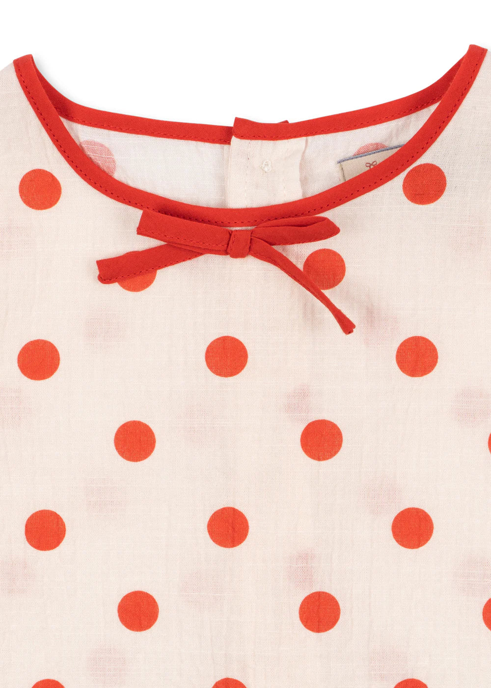 Vivo Top polka dot baby top by Konges Sløjd, lightweight toddler clothing