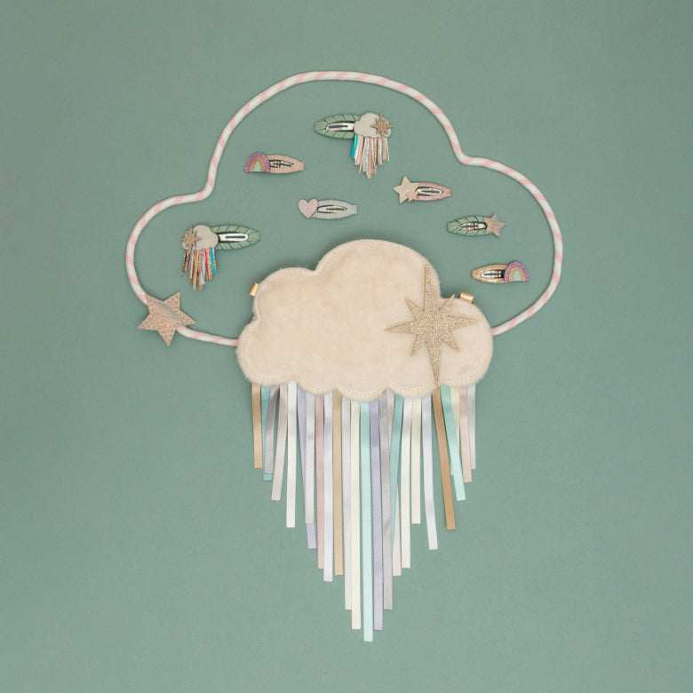 Rainy Cloud Hair Clips – Mimi & Lula, view 2