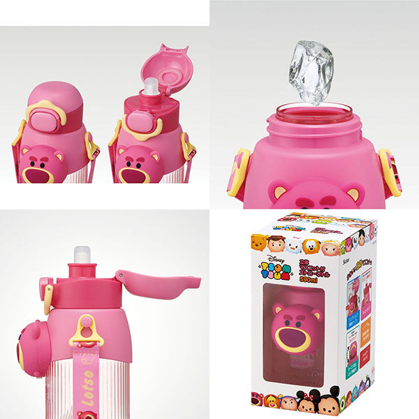 Disney Tsum Tsum Lotso Bear 3D Mascot Straw Bottle – 590ml