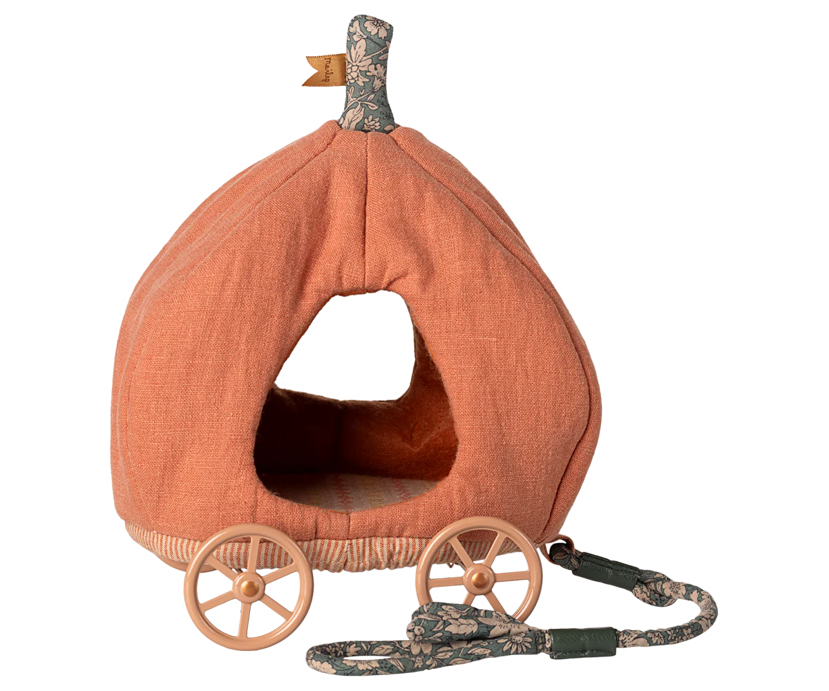 Pumpkin Carriage Mouse – Maileg