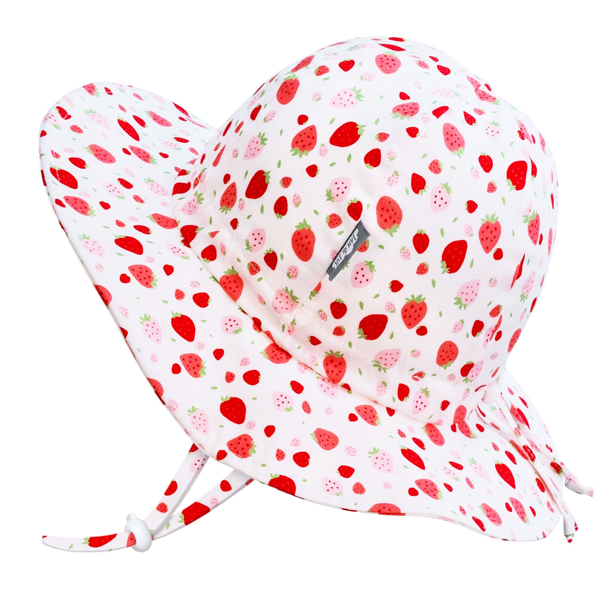 Kids Cotton Floppy Hats – Strawberry