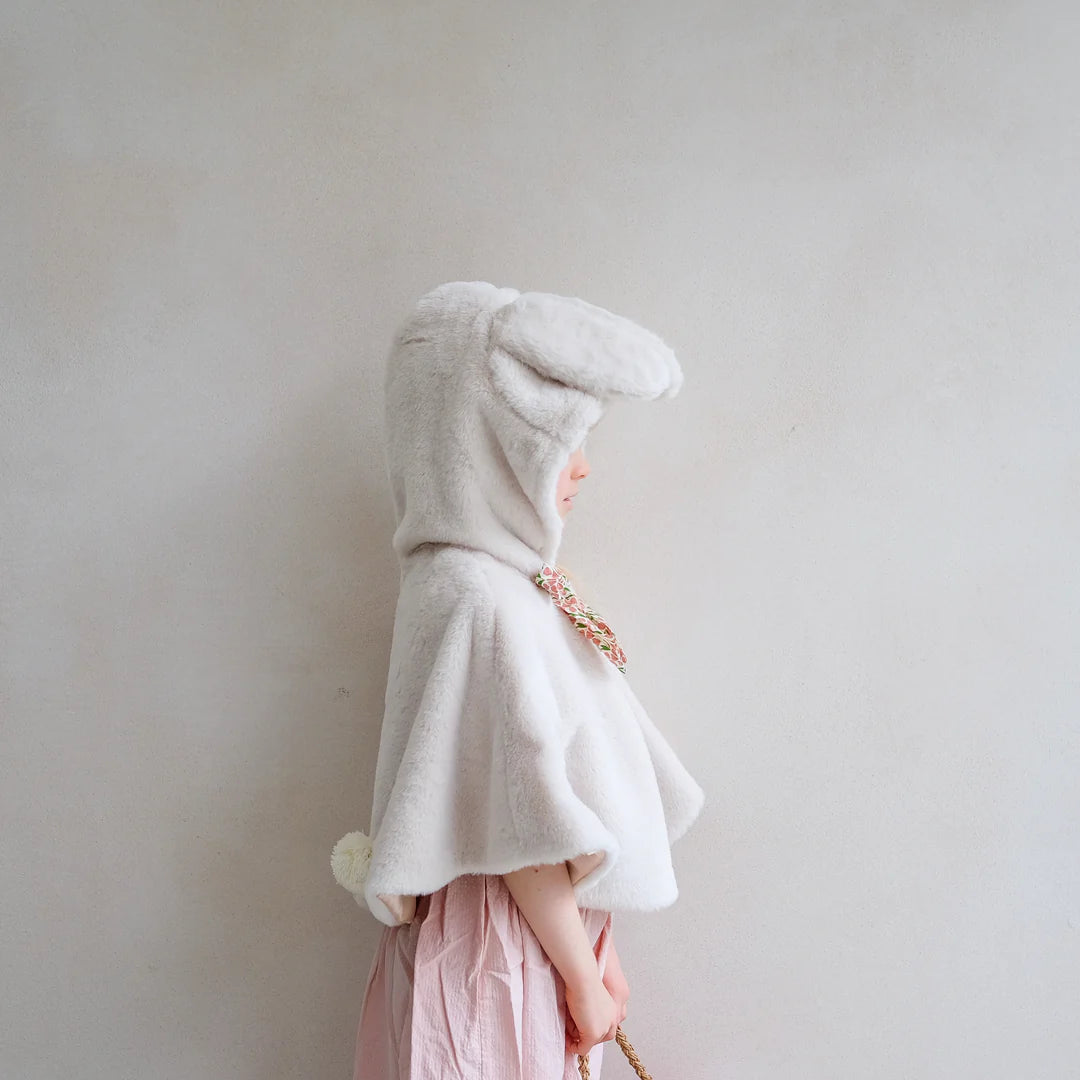 Mimi and Lula kids bunny cape with hood and ears