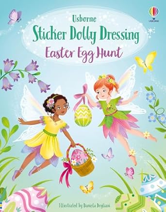 Usborne Sticker Dolly Dressing Easter Egg Hunt Sticker Book