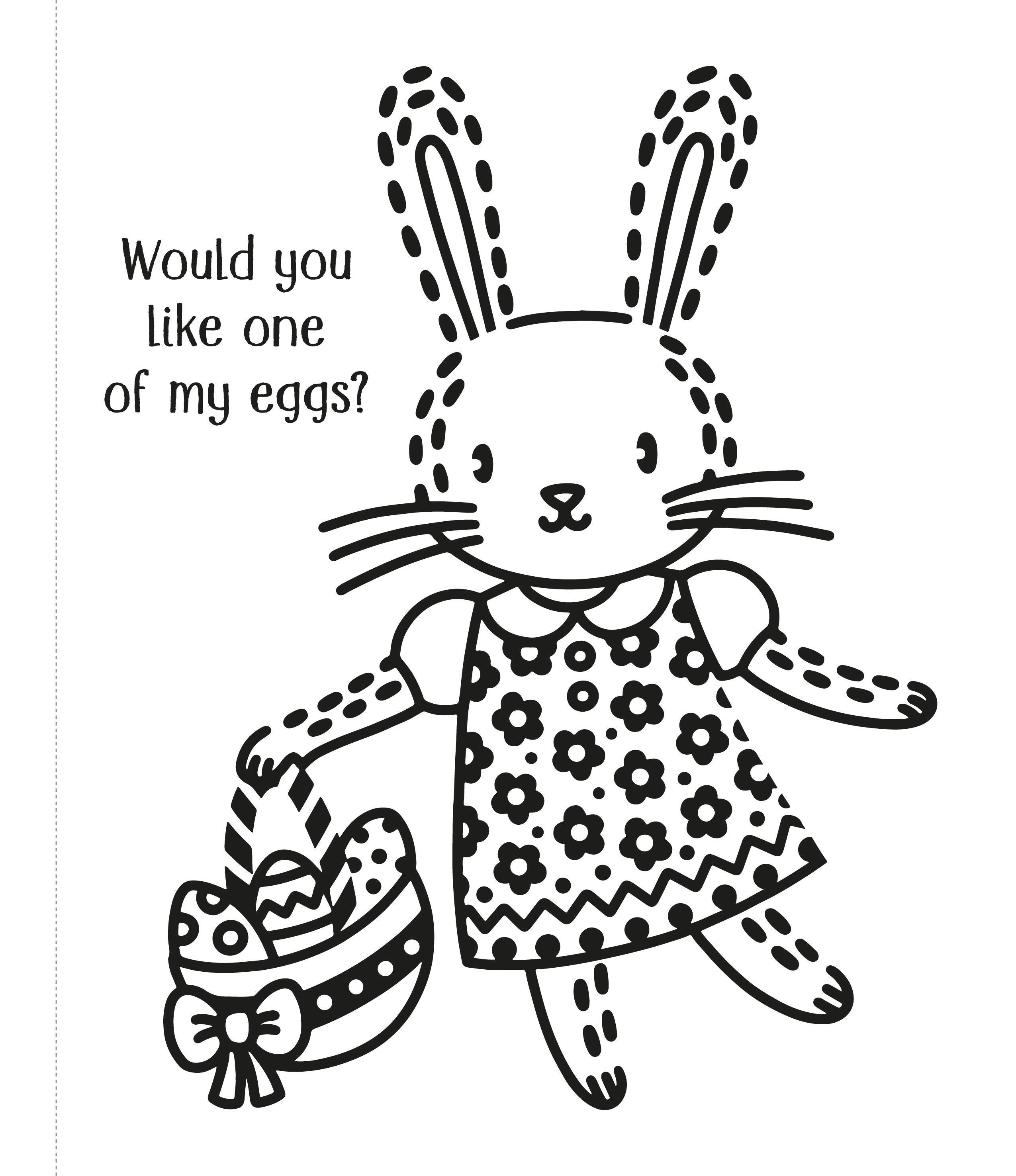 magic painting Easter eggs activity page for kids