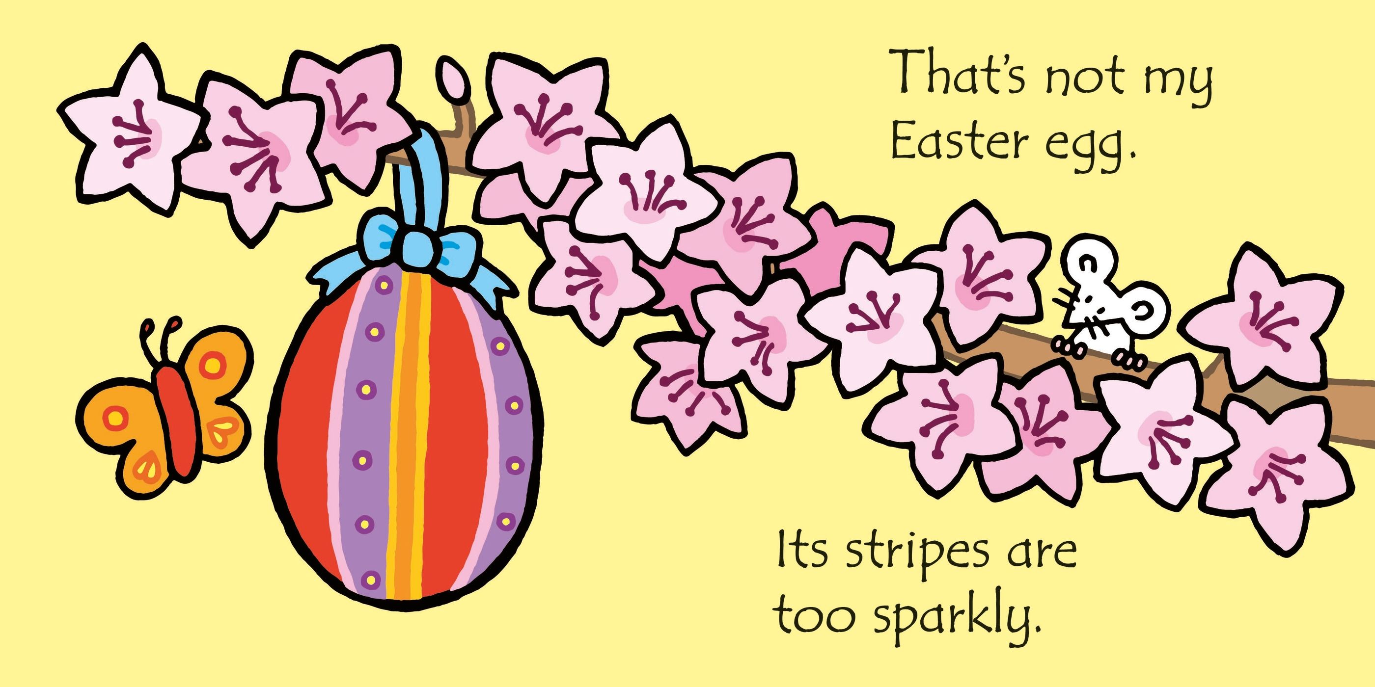 Usborne Easter touchy feely sensory book for babies