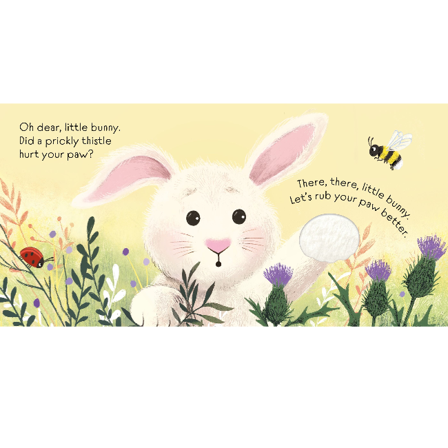 Usborne touch and feel bunny board book for babies