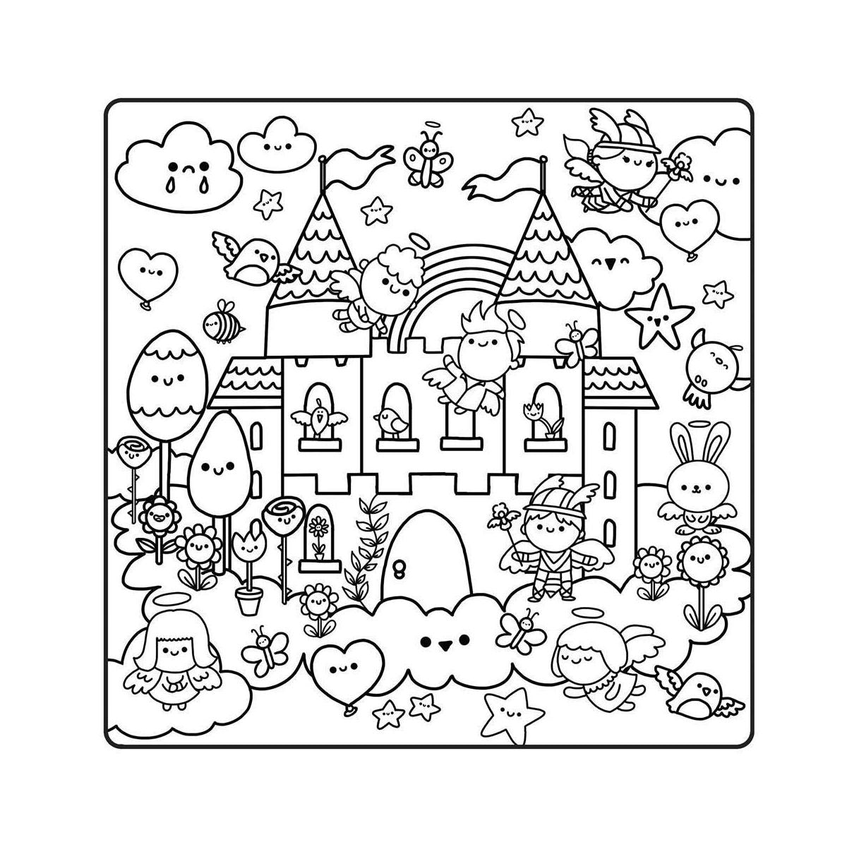 Usborne fairy coloring pages for kids