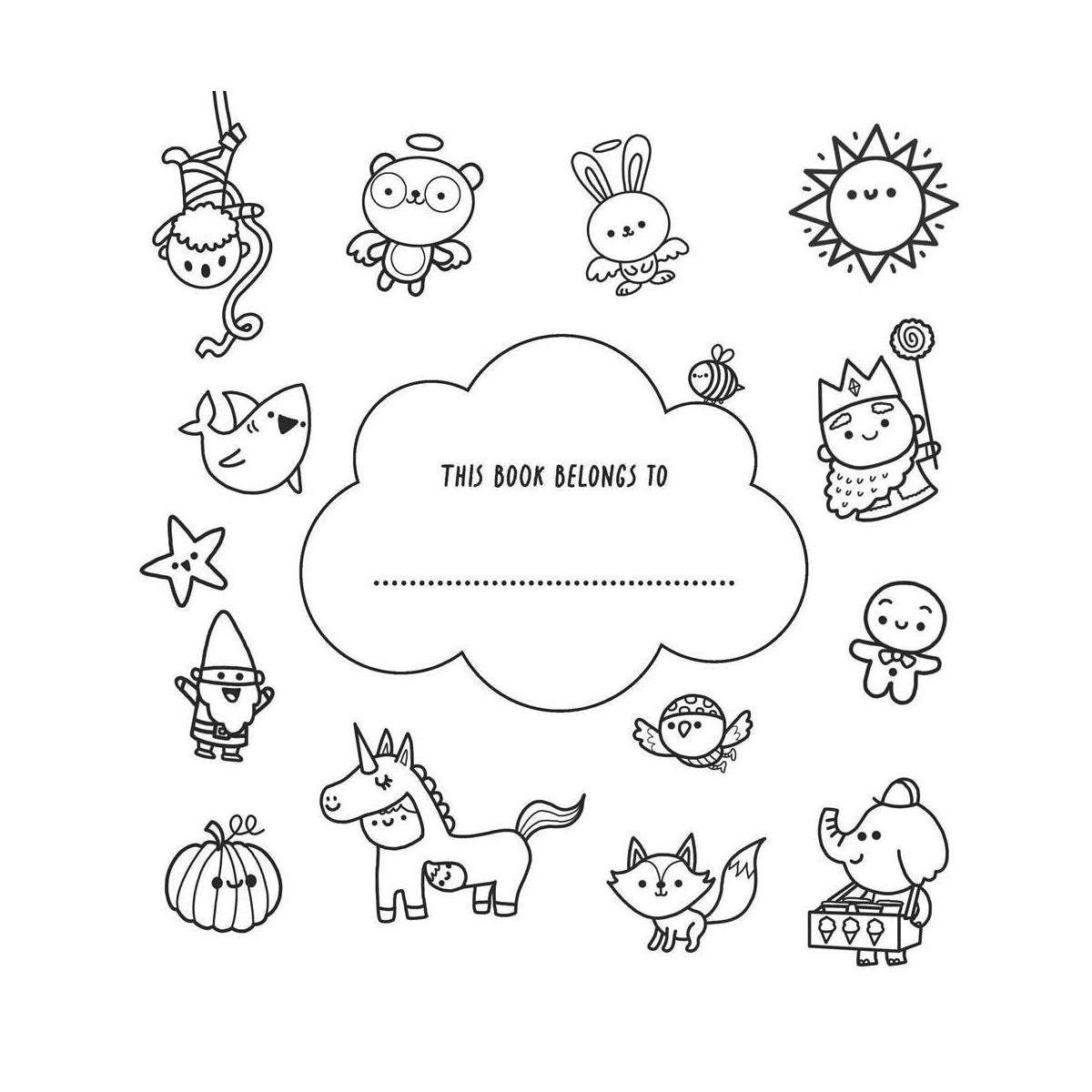 Usborne fairy coloring pages for kids