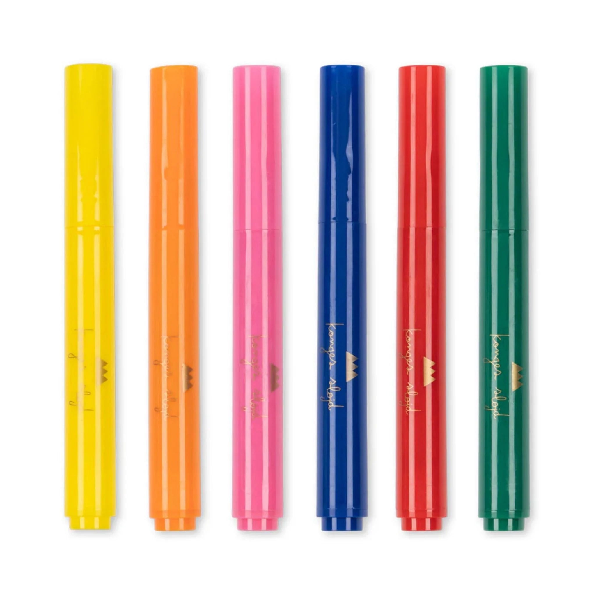 Konges Sløjd Creative Art Caddy – Glitter Rose Kids Art Kit