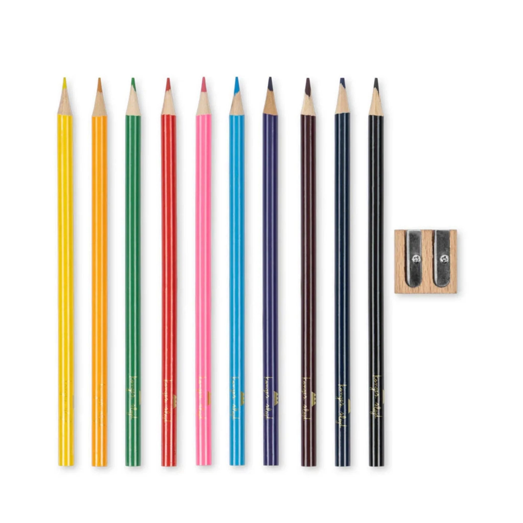 Konges Sløjd Creative Art Caddy – Glitter Rose Kids Art Kit