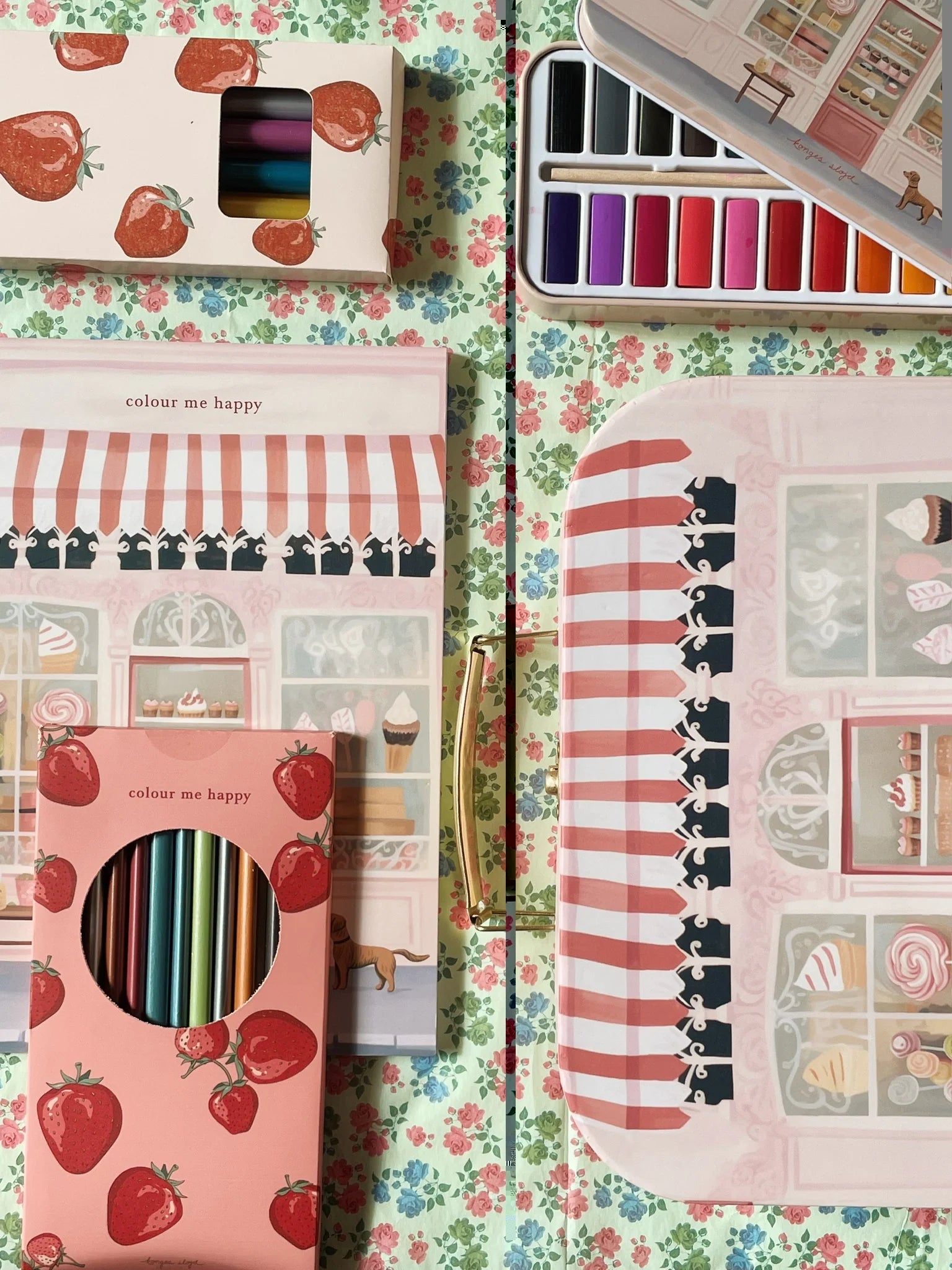 Konges Sløjd Little Artist Set – Pink Kids Art Kit