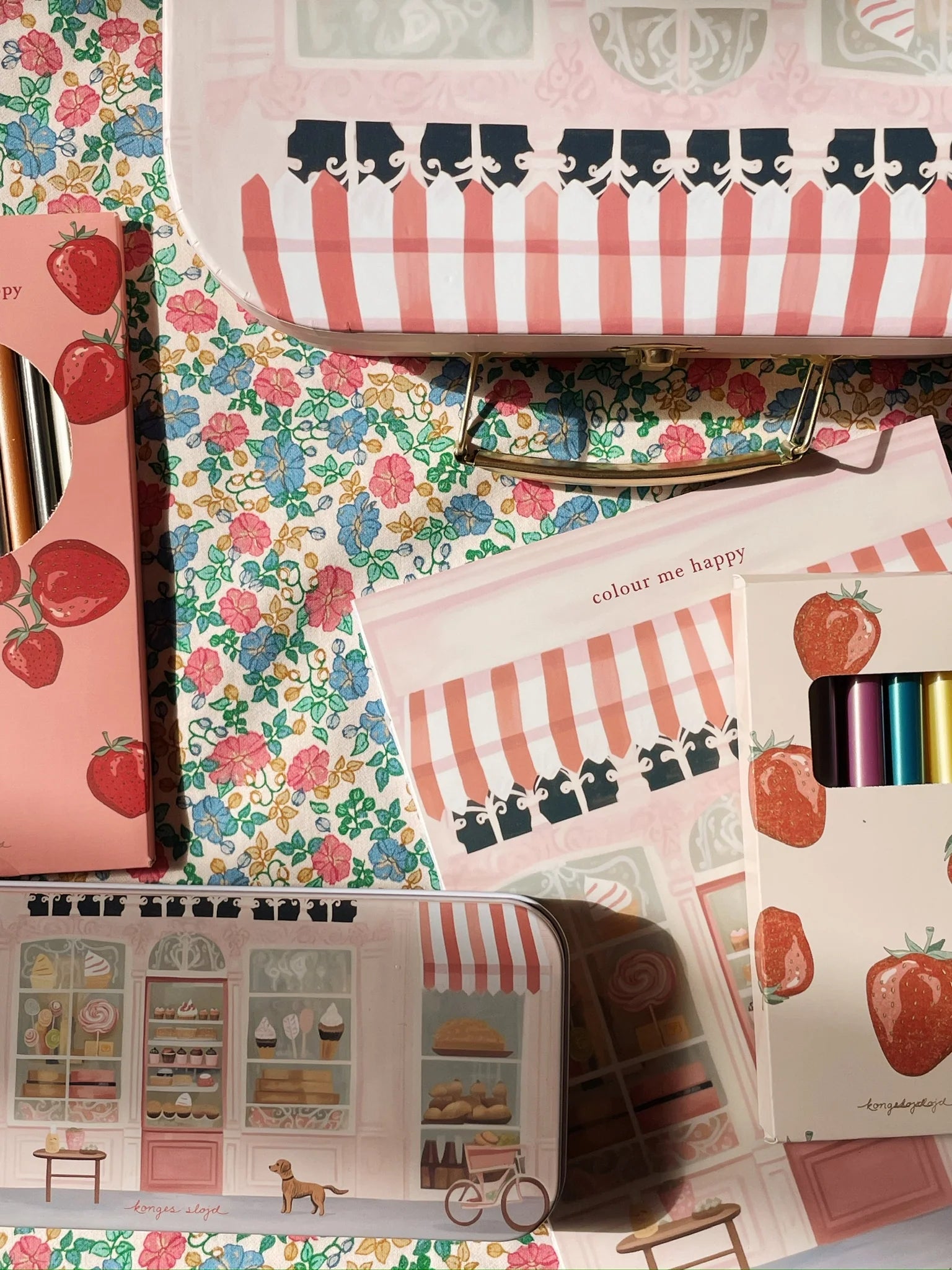 Konges Sløjd Little Artist Set – Pink Kids Art Kit