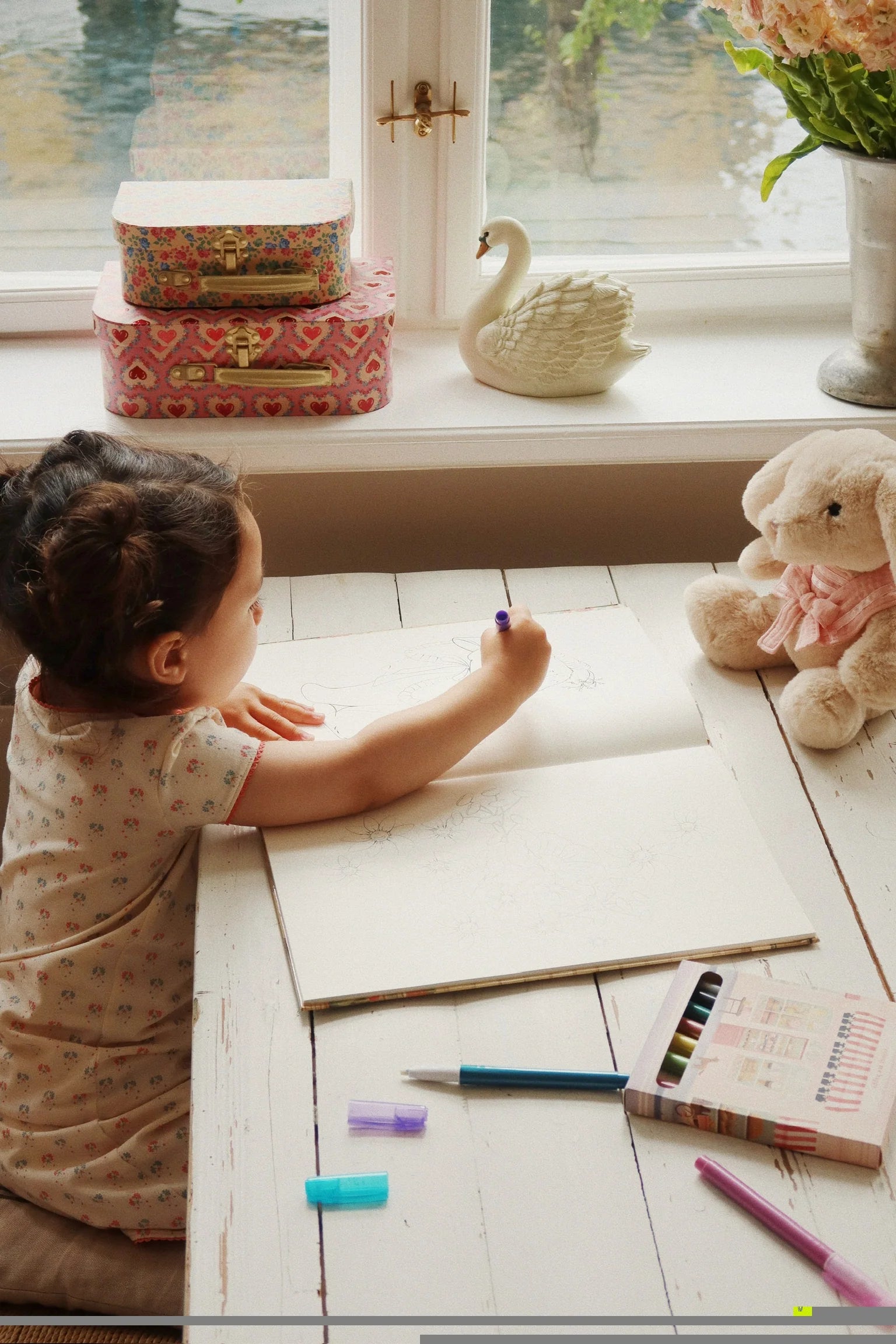 Konges Sløjd Little Artist Set – Pink Kids Art Kit