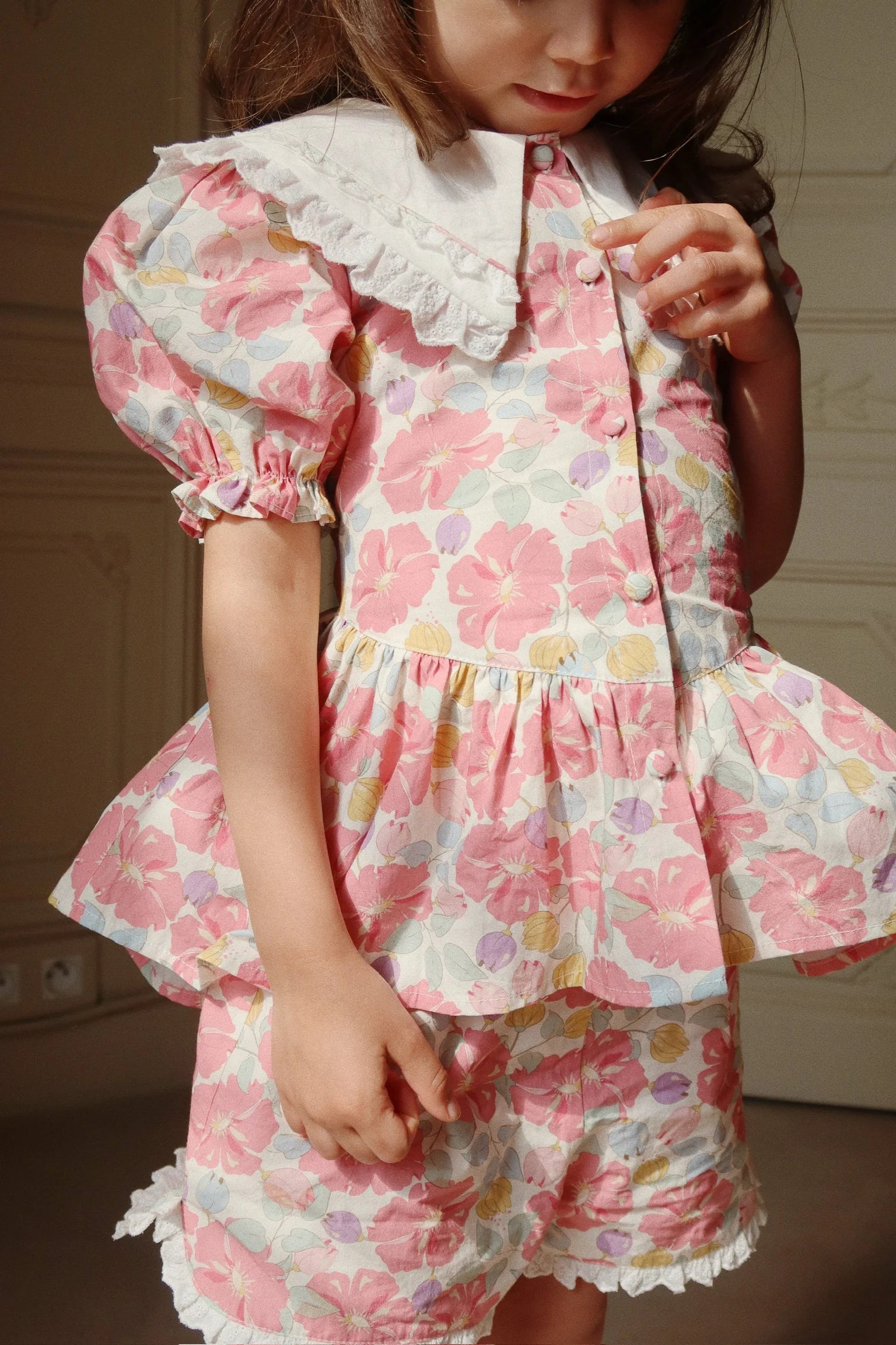 collar detail Konges Sløjd Coeur dress fleur anglaise