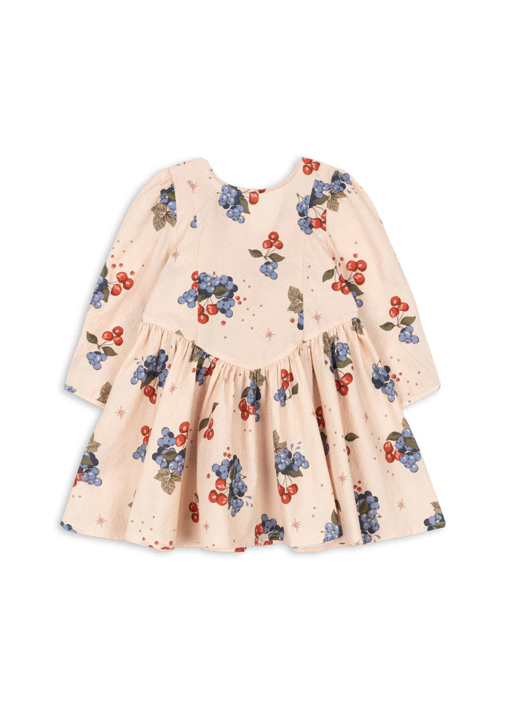 Konges Sløjd Avi bow dress organic cotton floral kids dress