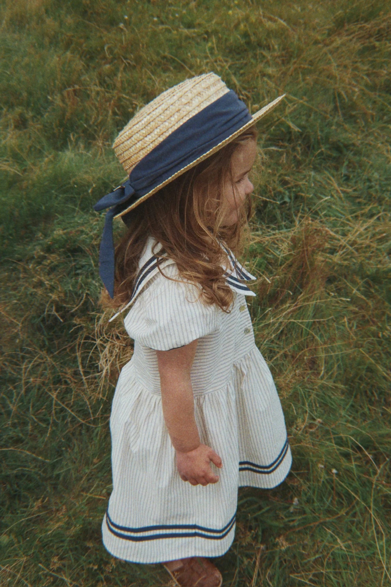 Allie Sailor Hat — back view – Konges Sløjd