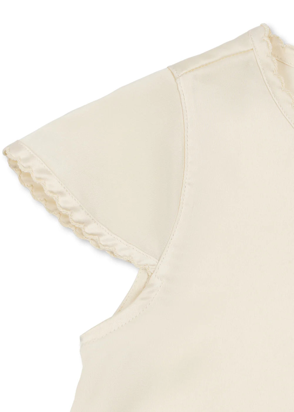 sheeny short sleeve dress — detail – Konges Sløjd