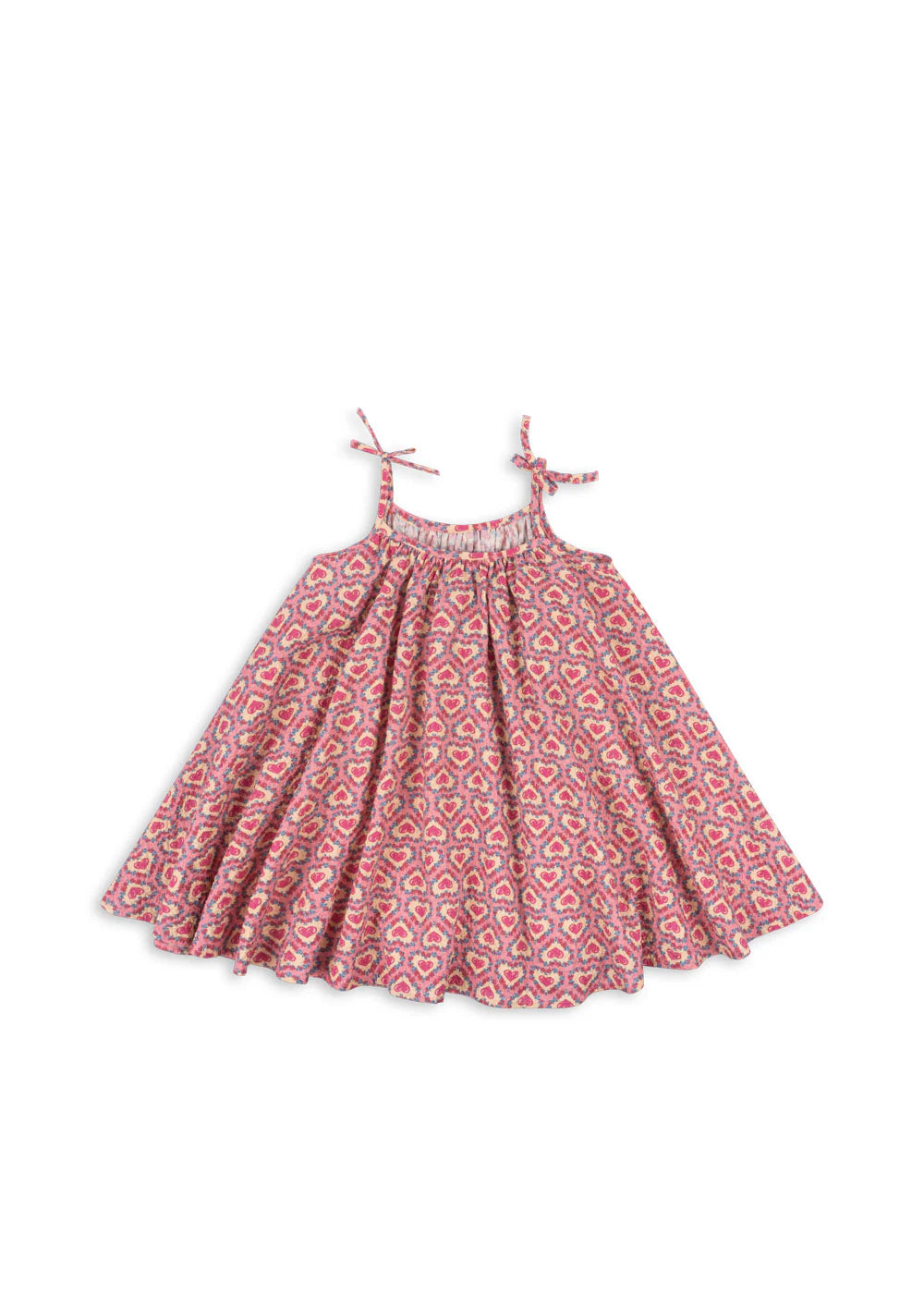 Vivian Strap Dress GOTS – front view – Konges Sløjd
