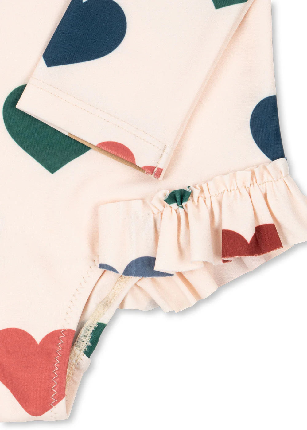 Manuca LS Swimsuit grs — flat lay – Konges Sløjd